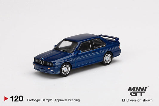 Mini Gt - BMW M3 (E30) ALPINA B6 3.5S Alpina Blue - Scala 1/64 MGT00120-L
