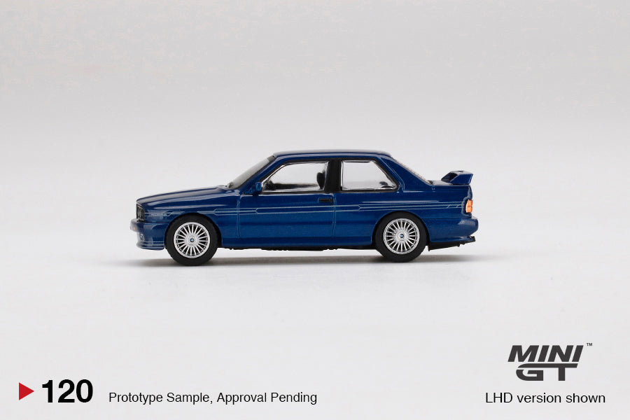 Mini Gt - BMW M3 (E30) ALPINA B6 3.5S Alpina Blue - Scala 1/64 MGT00120-L
