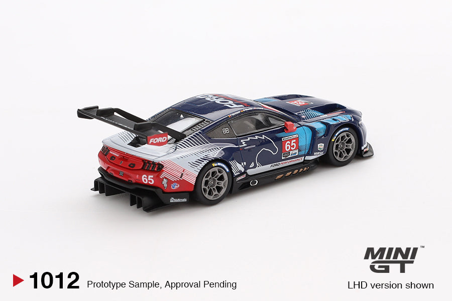 Mini Gt - Ford Mustang GT3 n° 65 Ford Multimatic Motorsports IMSA Daytona 24 Heures 2024 - Échelle 1/64 MGT01012-BL