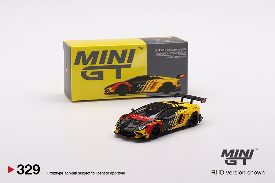 Mini Gt - LB★WORKS Lamborghini Aventador Limited Edition Infinite Motorsports - Scale 1/64 MGT00329-R
