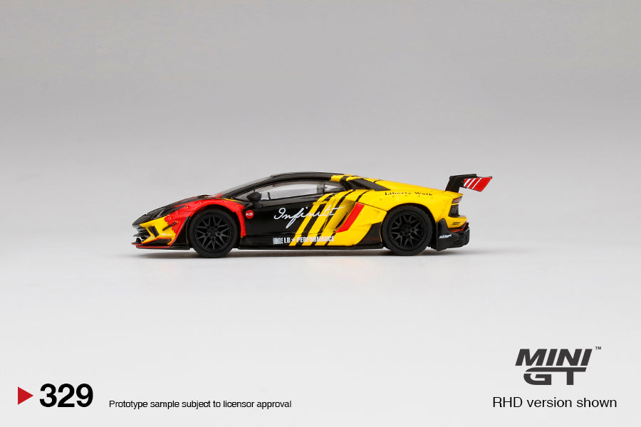 Mini Gt - LB★WORKS Lamborghini Aventador Limited Edition Infinite Motorsports - Scale 1/64 MGT00329-R
