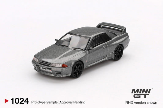 [PRE-ORDER] Mini Gt - Nissan Skyline GT-R (Nismo BNR32 CRS Version) Dark Metal Grey 1992 - Scala 1/64 MGT01024-R