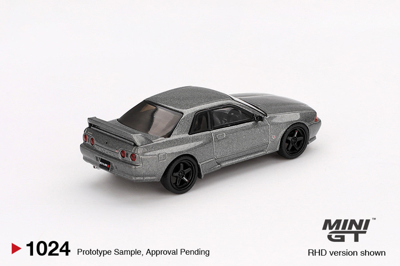 [PRE-ORDER] Mini Gt - Nissan Skyline GT-R (Nismo BNR32 CRS Version) Dark Metal Gray 1992 - Scale 1/64 MGT01024-R