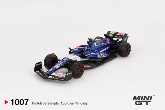[PRE-ORDER] Mini Gt - Racing Bulls RB VCARB 01 #22 Yuki Tsunoda 2024 F1 2024 Bahrain GP - Scala 1/64 MGT01007-L