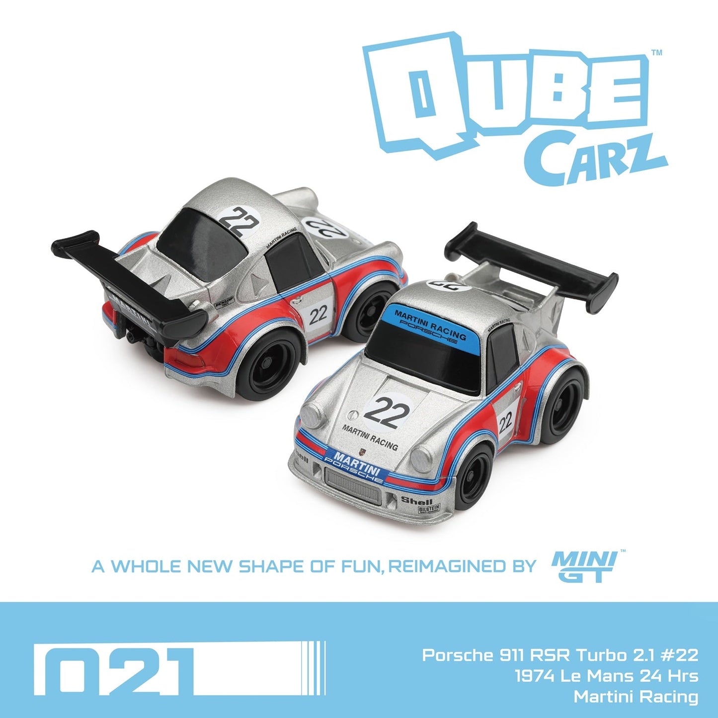 [PRE-ORDER] Mini Gt - Set di 6 modellini QUBE Carz Series Ver. 4 QZ-C004-SEA