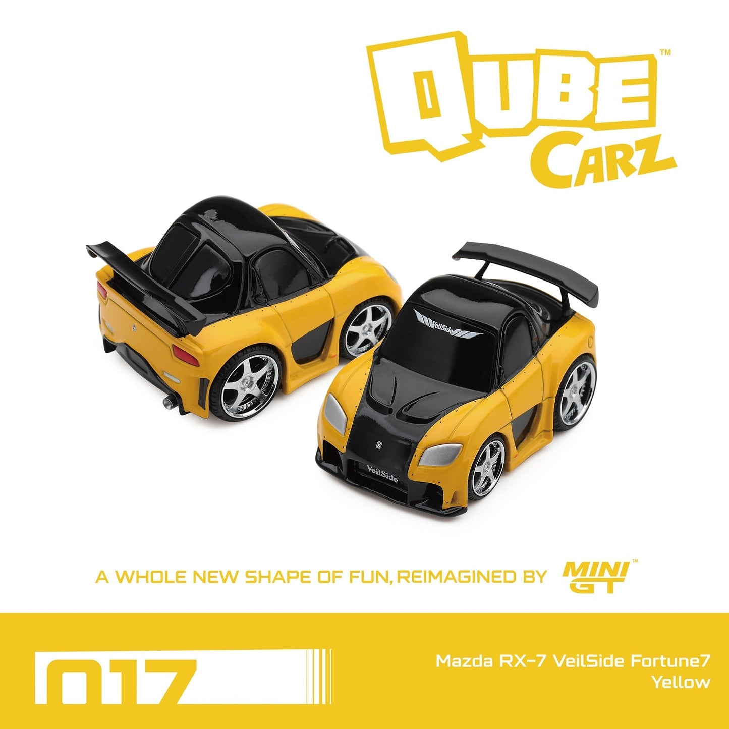 [PRE-ORDER] Mini Gt - Set di 6 modellini QUBE Carz Series Ver. 4 QZ-C004-SEA