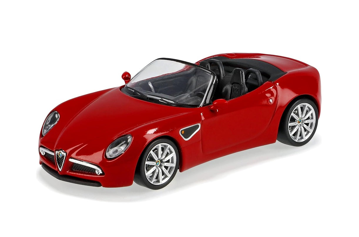 Minichamps - Alfa Romeo 8C Spider Red - Scala 1/64 640120530