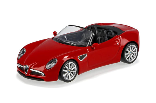 Minichamps - Alfa Romeo 8C Spider Red - Scala 1/64 640120530