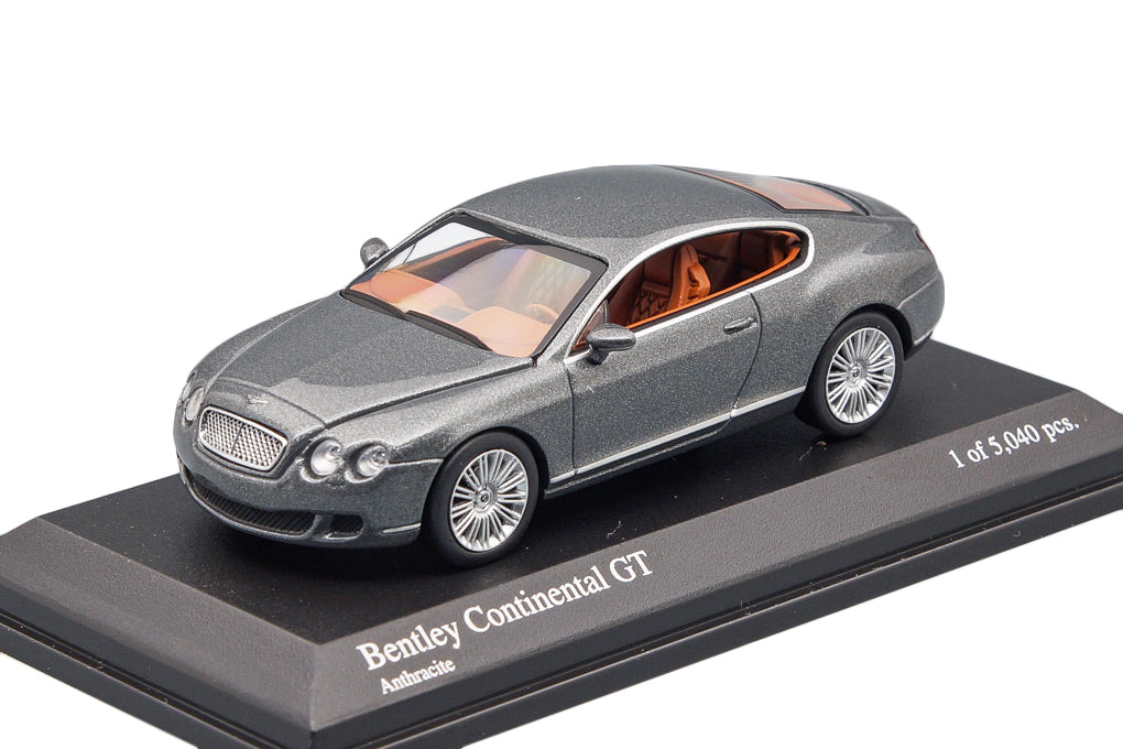 Minichamps - Bentley Continental GT 2008 Grey Metallic - Scala 1/64 640139600