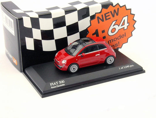 Minichamps - Fiat 500 2007 Red - Scala 1/64 640121700