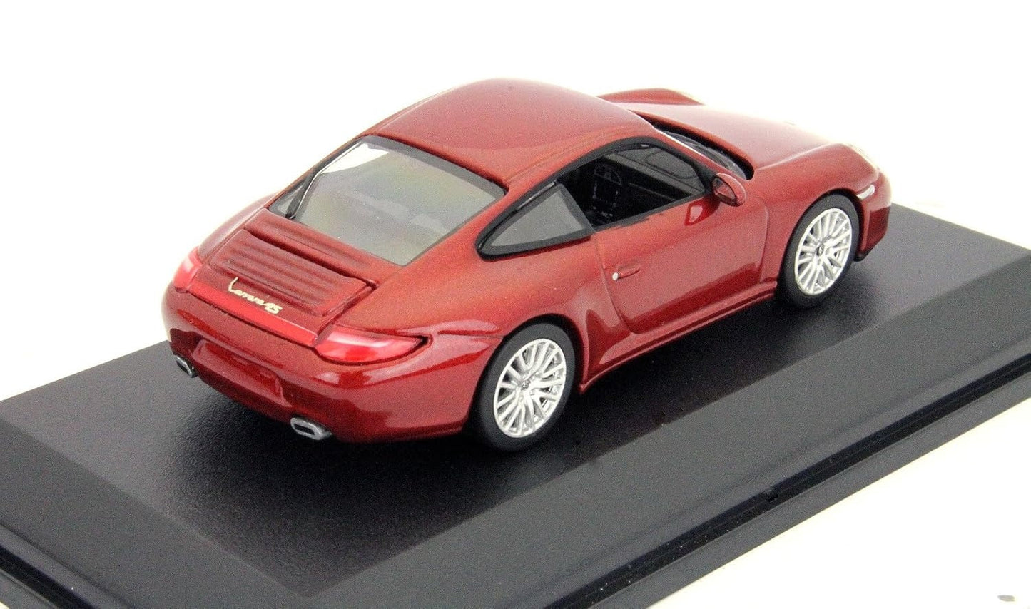 Minichamps - Porsche 911 Carrera 4S 2008 Red Metallic - Scala 1/64 640066460