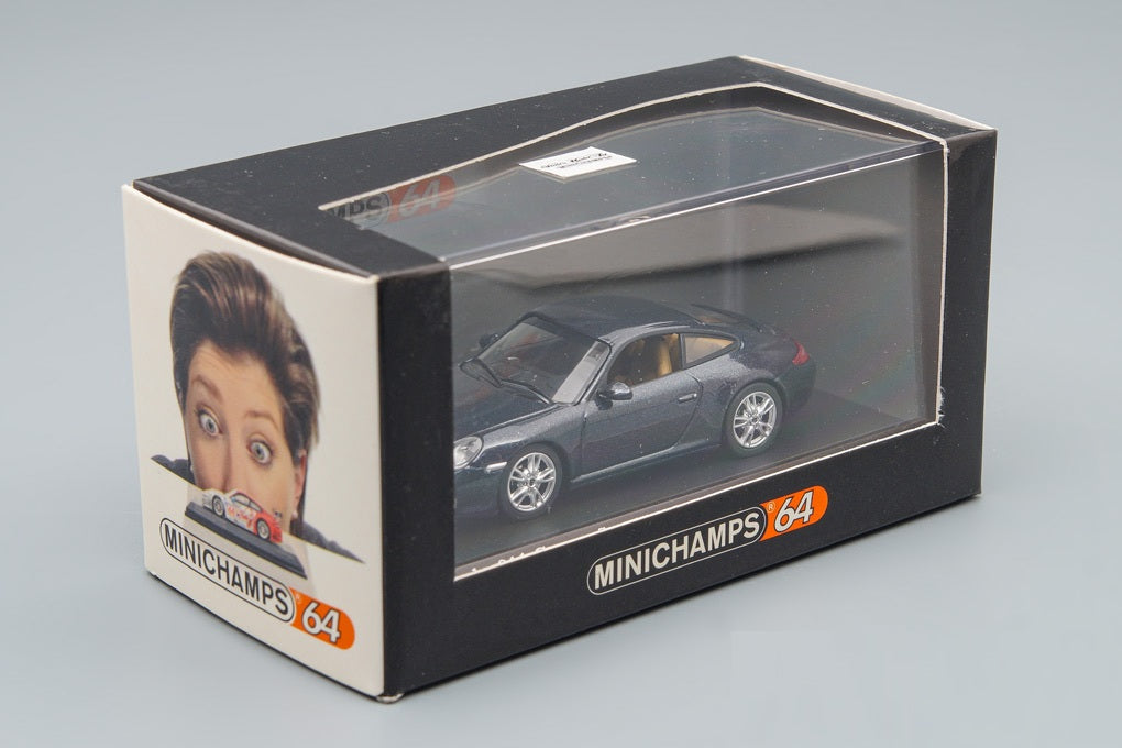 Minichamps - Porsche 911 Carrera S 2008 Grey Metallic - Scala 1/64 640066420