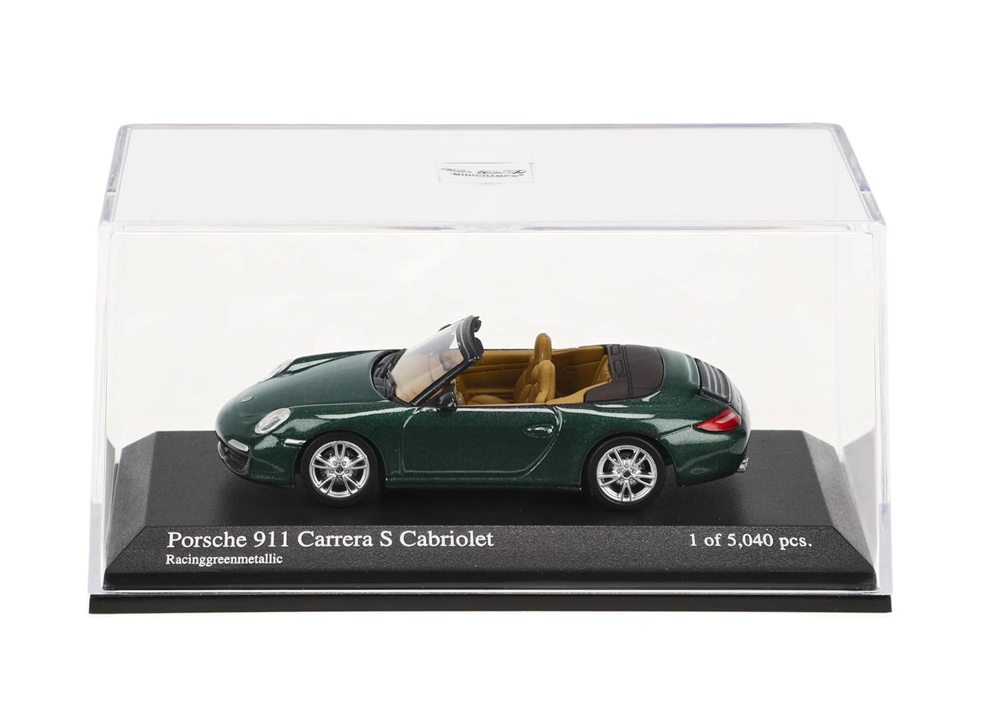 Minichamps - Porsche 911 Carrera S Cabriolet 2008 Green Metallic - Scala 1/64 640066430