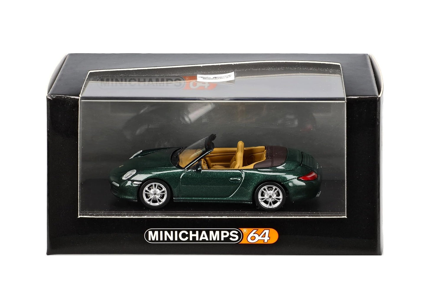 Minichamps - Porsche 911 Carrera S Cabriolet 2008 Green Metallic - Scala 1/64 640066430
