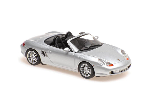 Minichamps - Porsche Boxster S 2005 Silver - Scala 1/64 640065630