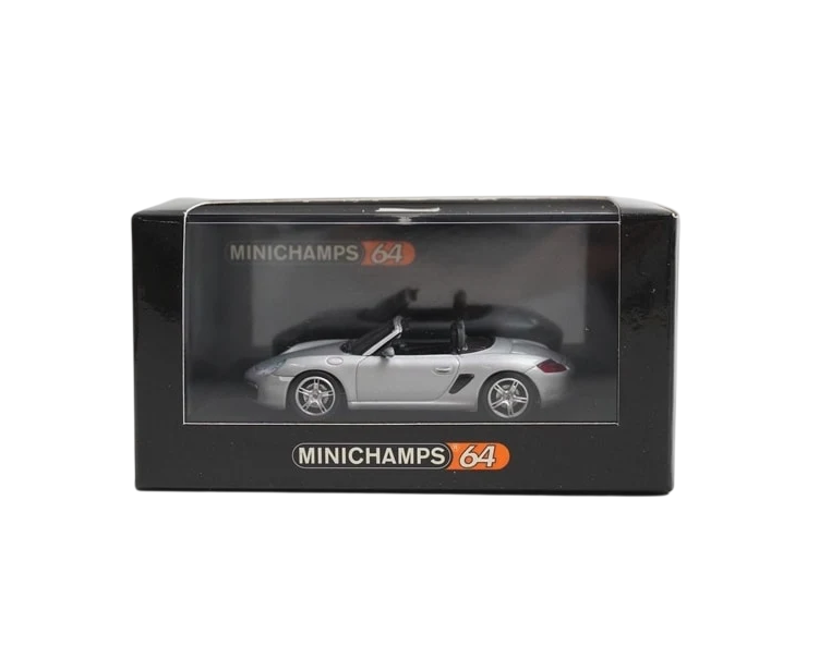 Minichamps - Porsche Boxster S 2005 Silver - Scala 1/64 640065630
