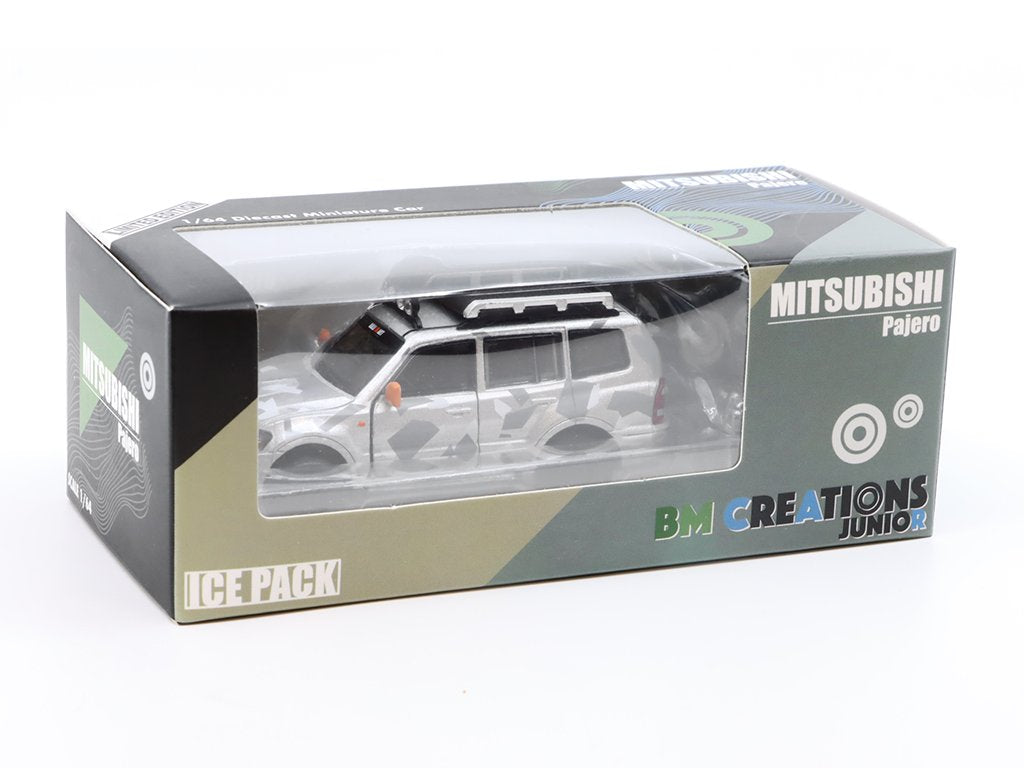 BM Creations - Mitsubishi 3Gen Pajero Ice Pack LHD - Scale 1/64 64B0048