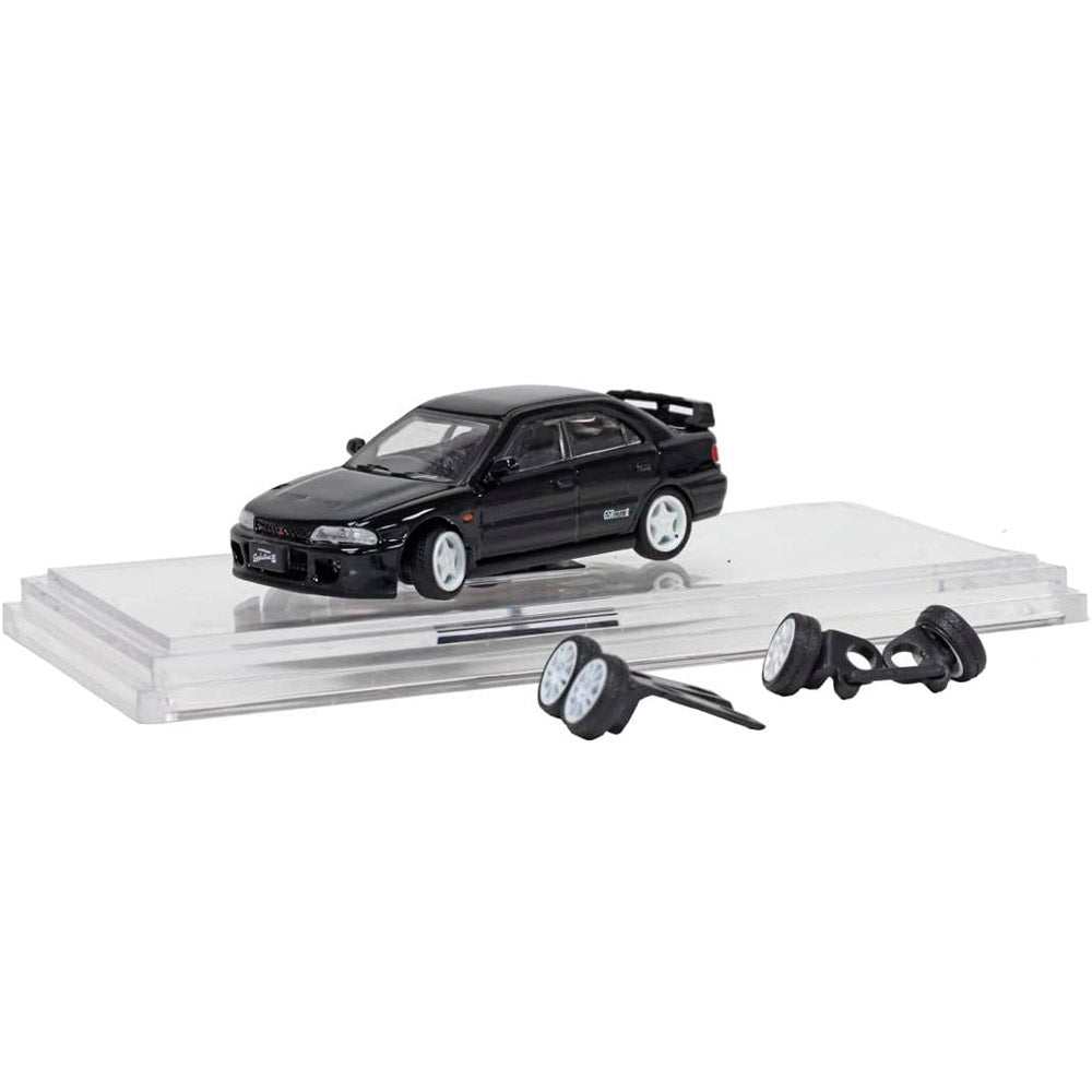 BM Creations - Mitsubishi Lancer Evolution II Black LHD - Scale 1/64 64B0067