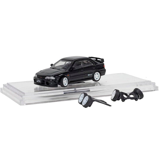 BM Creations - Mitsubishi Lancer Evolution II Black LHD - Scale 1/64 64B0067