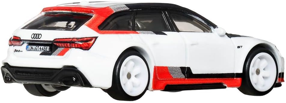 Hot Wheels Premium - Audi RS 6 Avant White Fast Wagons Series - Series Car Culture - Scala 1/64
