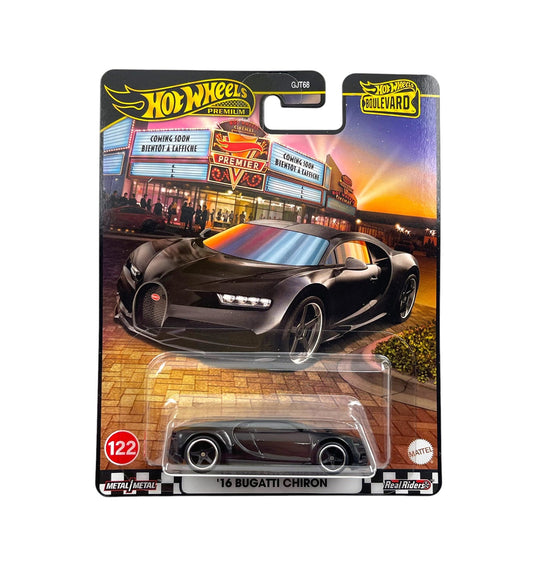 Hot Wheels Premium - '16 Bugatti Chiron #122 Boulevard Series - Scala 1/64