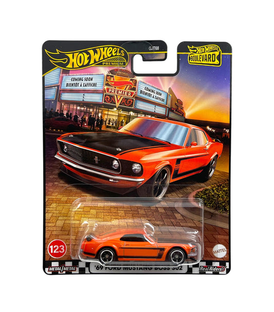 Hot Wheels Premium - '69 Ford Mustang Boss 302 #123 Boulevard Series - Scala 1/64