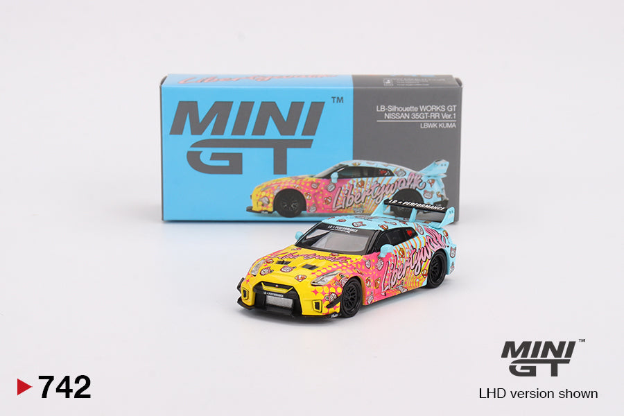 Mini GT - LB-Silhouette WORKS GT NISSAN 35GT-RR Ver.1 LBWK KUMA - MiJo Exclusives - Scala 1/64 MGT00742-MJ