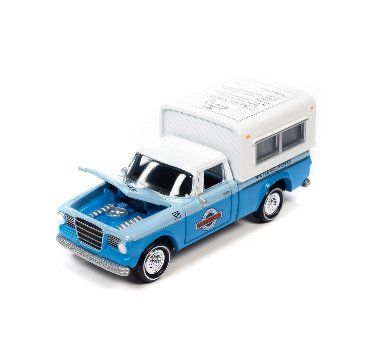 Johnny Lightning - 1960 Studebaker Camper "Water Works" Series Monopoly - Scala 1/64