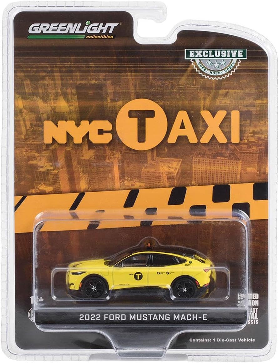 Greenlight - Ford Mustang Mach-E 2022 New York Taxi - Greenlight - Scale 1/64