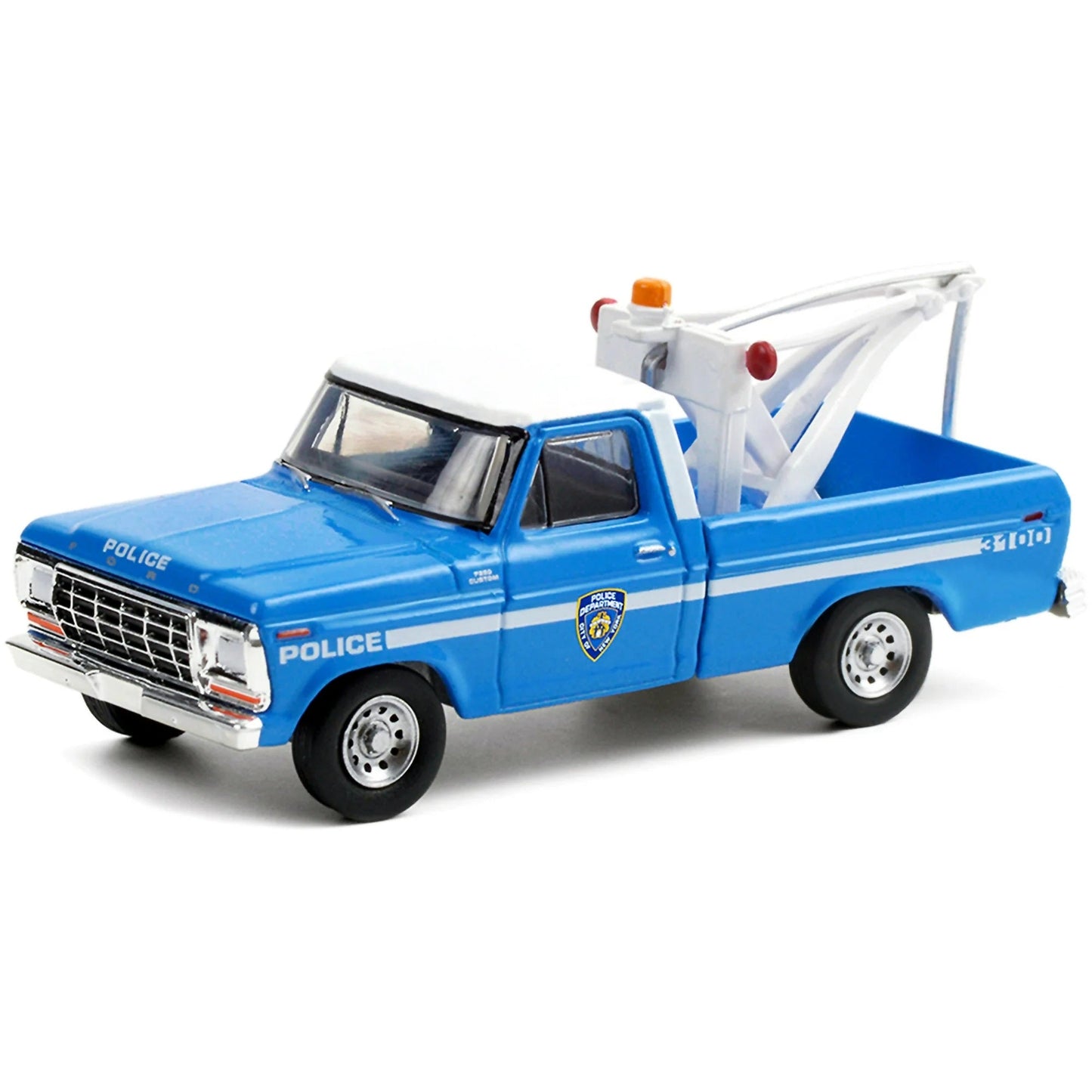 Greenlight - 1979 Ford F-250 NYPD Tow Truck Series Hobby Exclusive - Scale 1/64