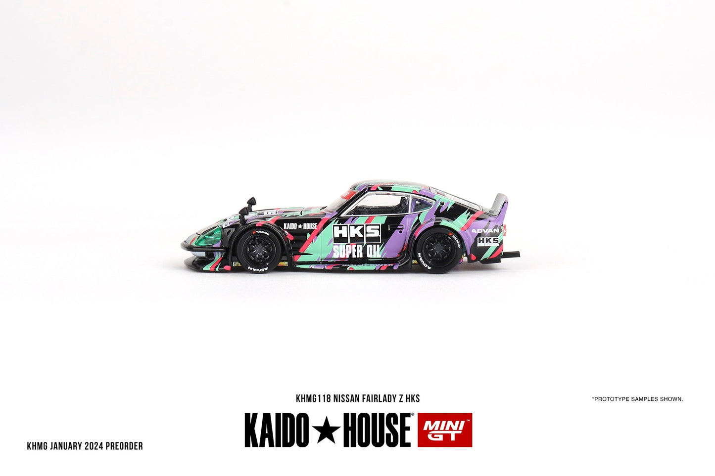 Mini GT - Nissan Fairlady Z HKS - KAIDO HOUSE - Scala 1/64 KHMG118