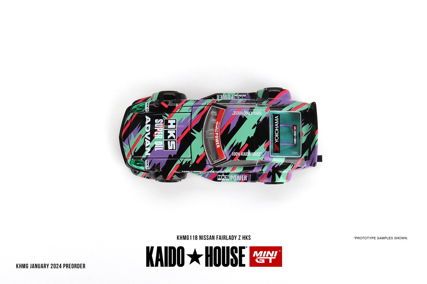 Mini GT - Nissan Fairlady Z HKS - KAIDO HOUSE - Scala 1/64 KHMG118