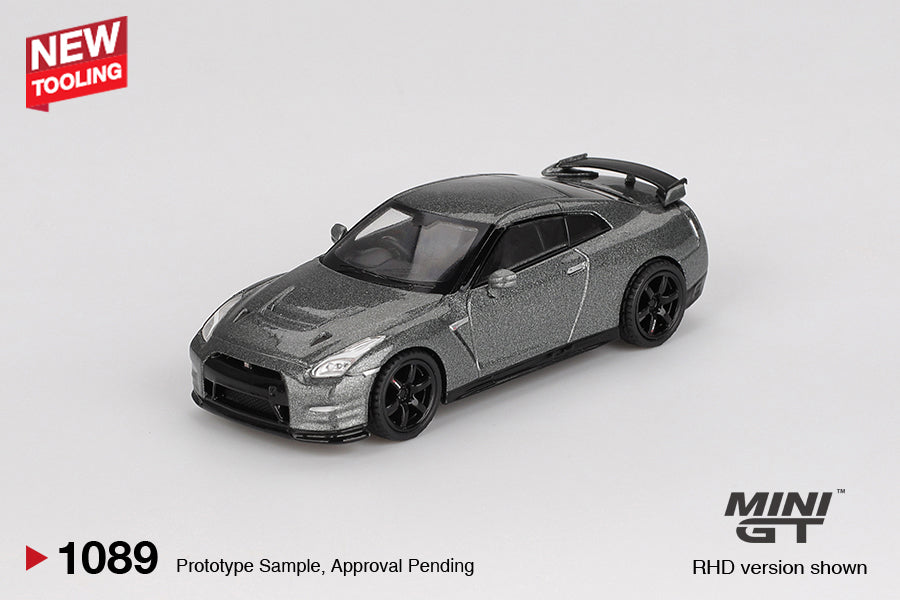 [PRE-ORDER] Mini GT - Nissan GT-R (R35) CRS Version Dark Metal Gray 2013 - Scale 1/64 MGT01089-R