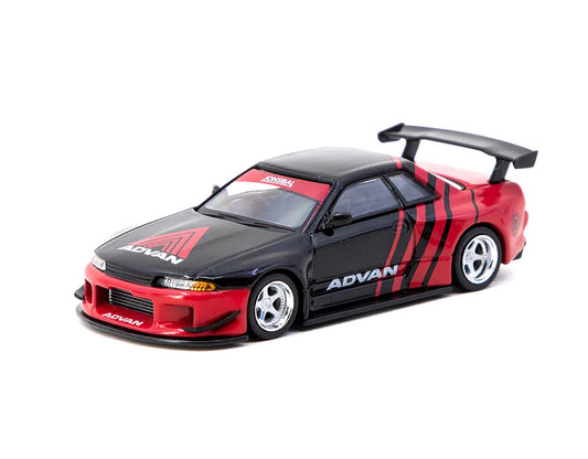 Tarmac Works - Nissan Skyline GT-R R32 Widebody Advan - Scala 1/64 T64G-061-ADV