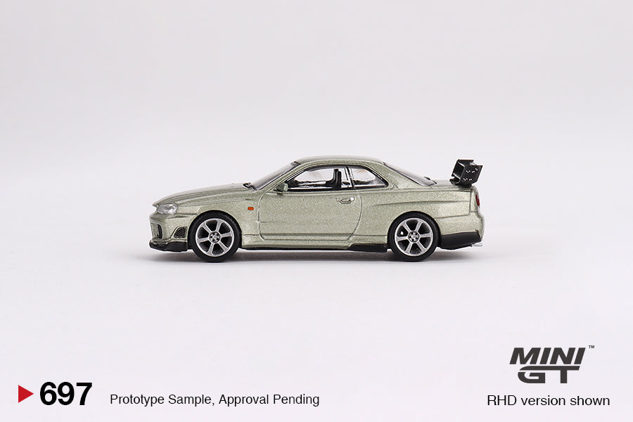 Mini GT - Nissan Skyline GT-R (R34) Tommykaira R-z Millenium Jade RDH - Scala 1/64 MGT00697