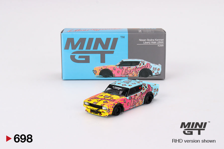 Mini GT - Nissan Skyline Kenmeri Liberty Walk LBWK KUMA RDH - MiJo Exclusives - Scala 1/64 MGT00698-MJ
