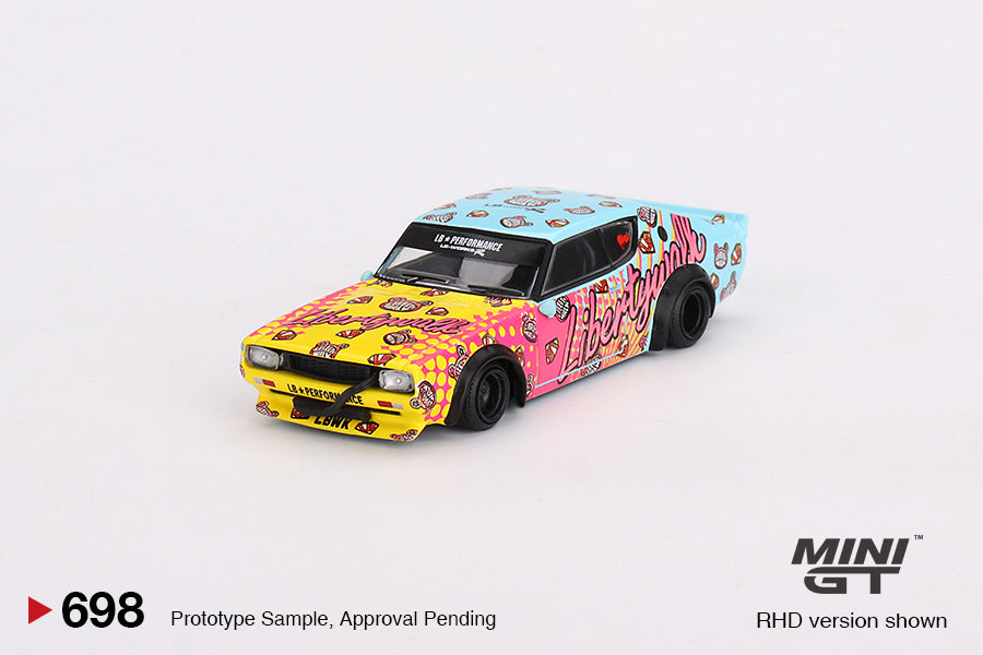Mini GT - Nissan Skyline Kenmeri Liberty Walk LBWK KUMA RDH - MiJo Exclusives - Scala 1/64 MGT00698-MJ