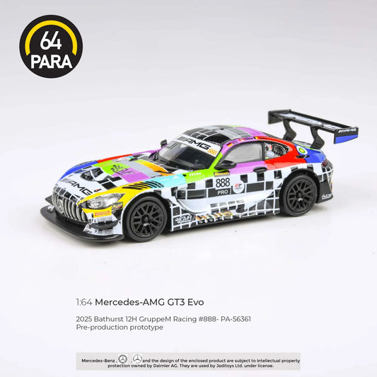 Mercedes-AMG GT3 2025 BathuRSt 12H GruppeM Racing #888 - Para64 - Scale 1/64 PA-56361