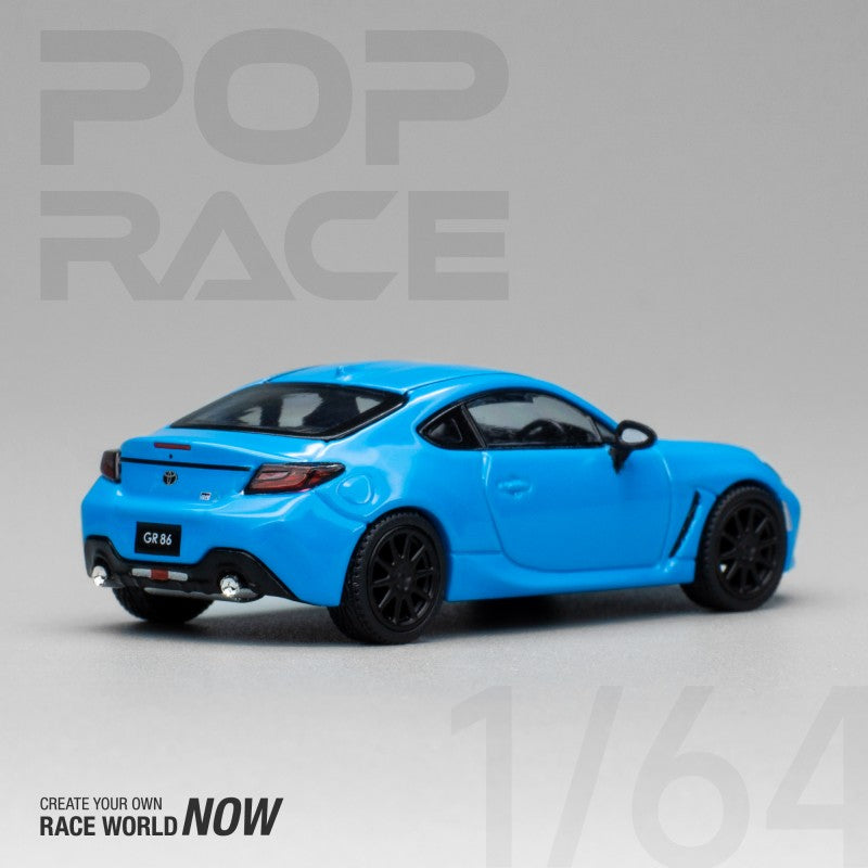 Pop Race - Toyota GR86 Neptune Blue Scale 1/64 PR64-0012