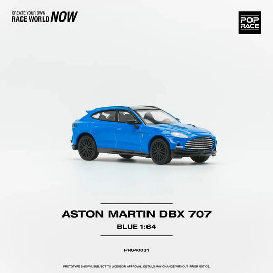 Pop Race - Aston Martin DBX 707 Blue Scale 1/64 PR64-0031