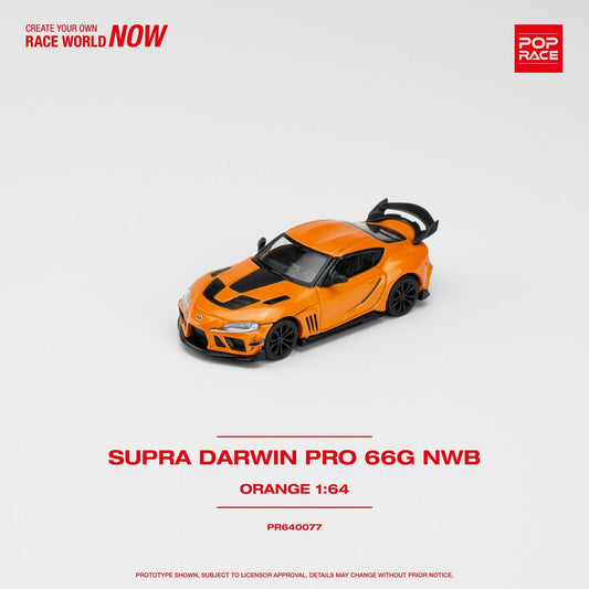 Pop Race - Darwinpro 66G NWB Supra Orange - Scala 1/64 PR64-77