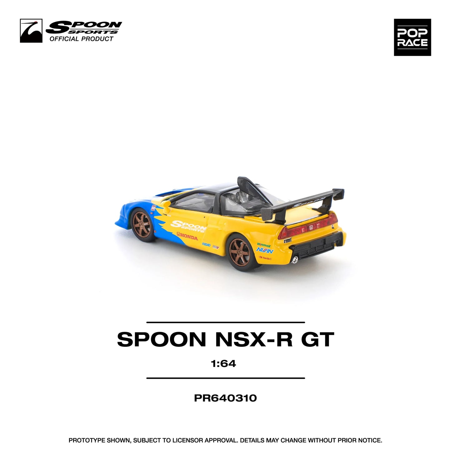 Pop Race - Honda Spoon NSX-R GT - Scala 1/64 PR64-310