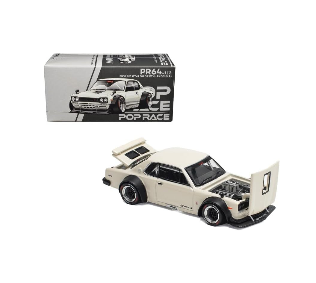 Pop Race - Nissan Skyline GT-R V8 Drift (Hakouka) Scale 1/64 PR64-0113