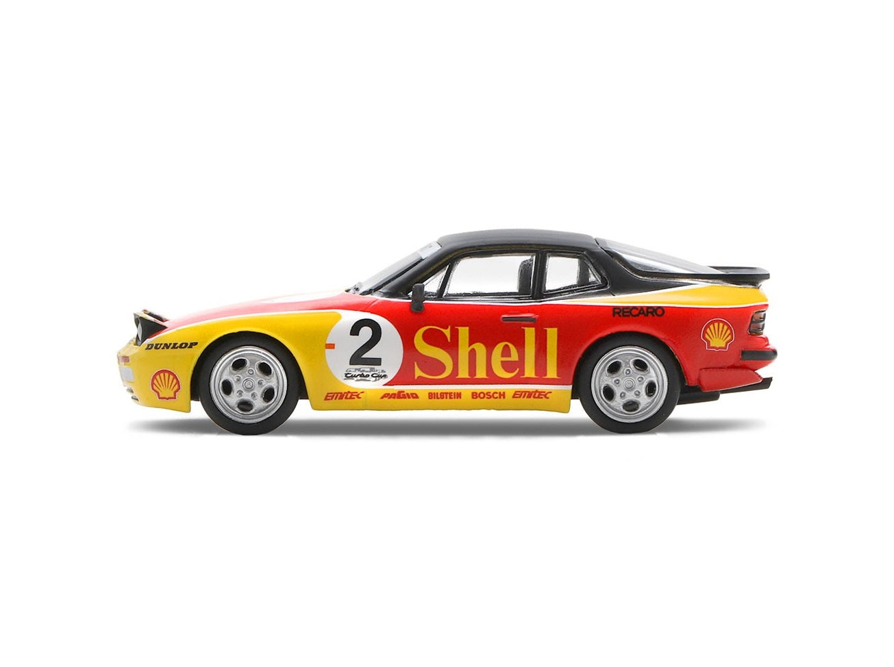 Spark Model - Porsche 944 Shell Turbo Cup #2 &amp; Adler Von Tirol (Upright headlights) - Scale 1/64 YCOMBO64003