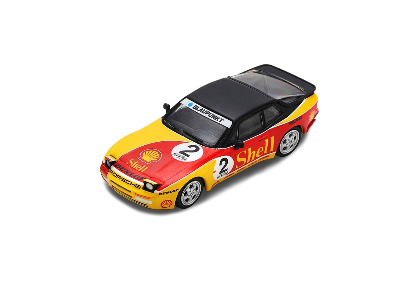 Spark Model - Porsche 944 Shell Turbo Cup #2 &amp; Adler Von Tirol (Upright headlights) - Scale 1/64 YCOMBO64003