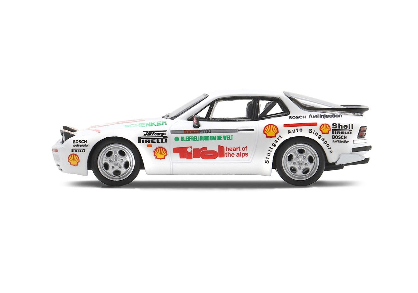 Spark Model - Porsche 944 Shell Turbo Cup #2 &amp; Adler Von Tirol (Upright headlights) - Scale 1/64 YCOMBO64003