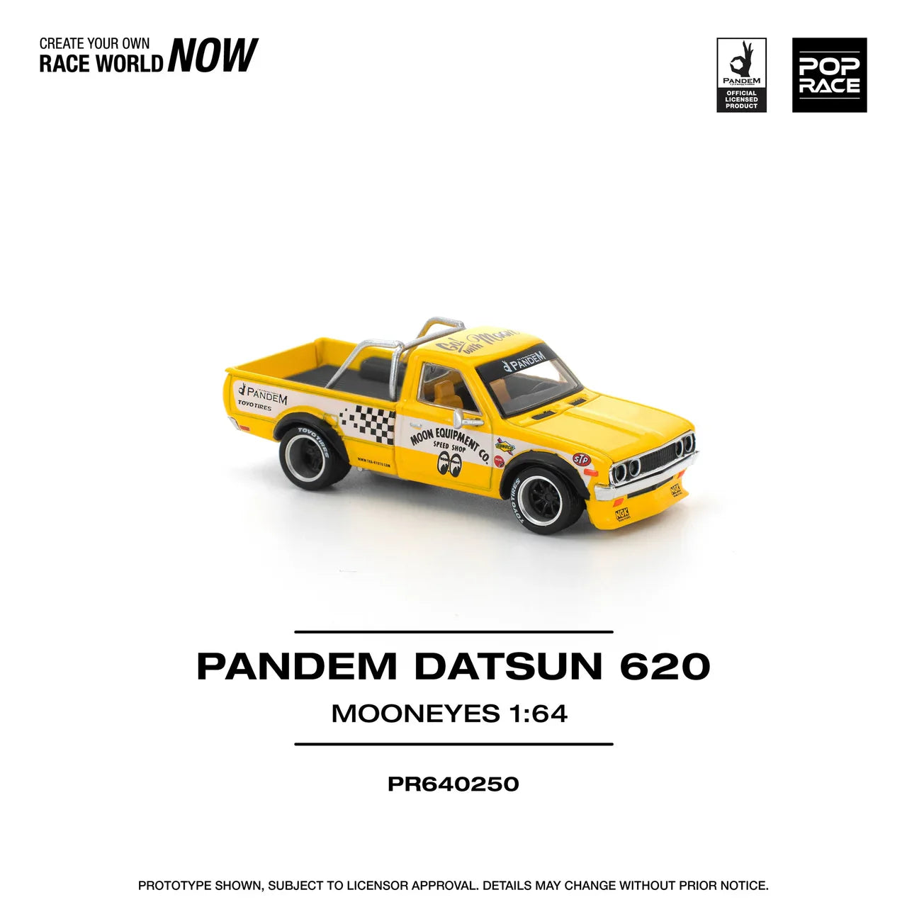 Pop Race - Pandem Datsun 620 Mooneyes - Scala 1/64 PR64-250