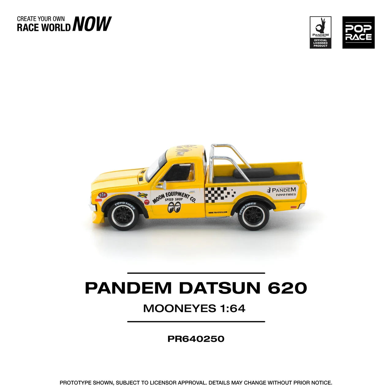 Pop Race - Pandem Datsun 620 Mooneyes - Scala 1/64 PR64-250