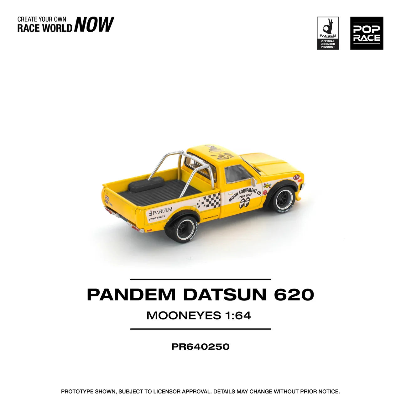 Pop Race - Pandem Datsun 620 Mooneyes - Scala 1/64 PR64-250