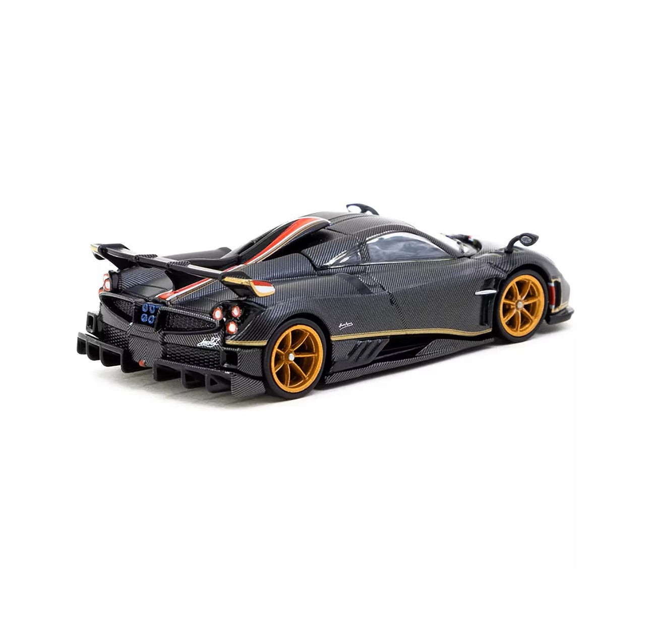 Tarmac Works - Pagani Imola Matt Black Carbon Fiber - GLOBAL64 - Scale 1/64 T64G-TL046-BCF
